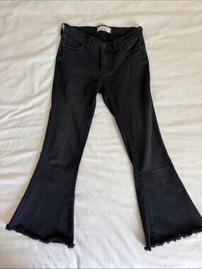 Free People Denim Capri